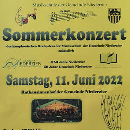 Sommerkonzert 2022 Plakat