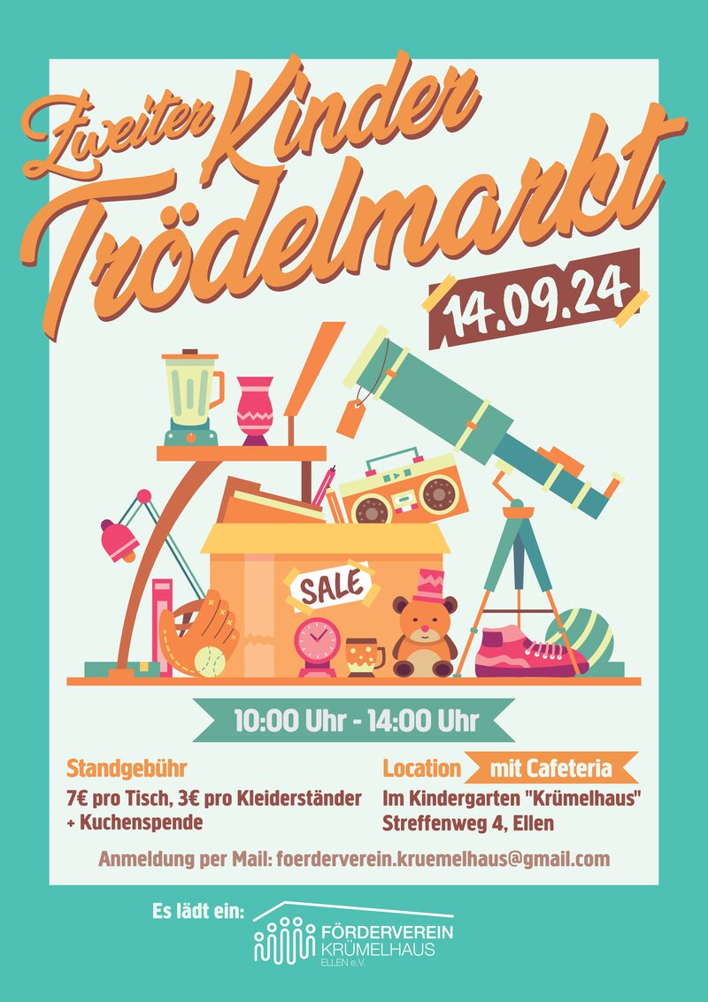Plakat Trödelmarkt